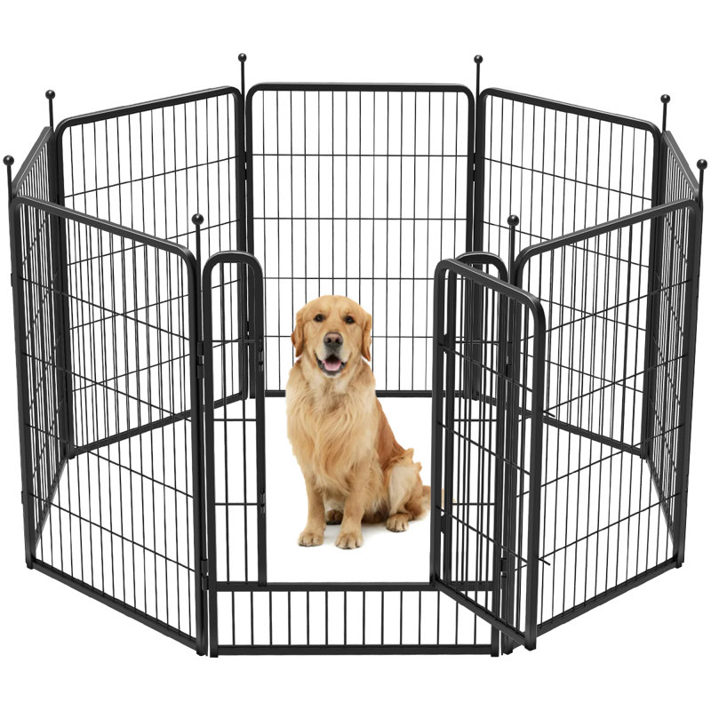FXW Exercise Dog Pen Pet Fence 8 Panels & Reviews Wayfair